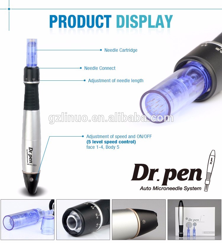 Dr pen rechargeable microneedling pens and cartridges Dermapen Derma pen with nano needle cartridge dermapen