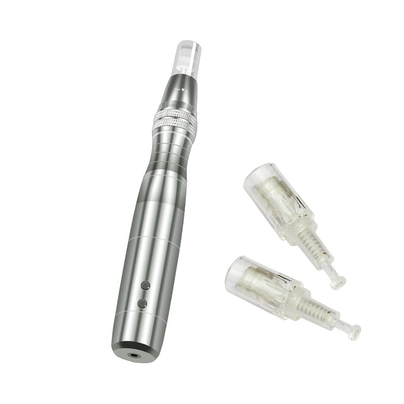 LINUO 7 color LED Photon electric rechargeable derma pen auto microneedle derma pen dr pen needles 