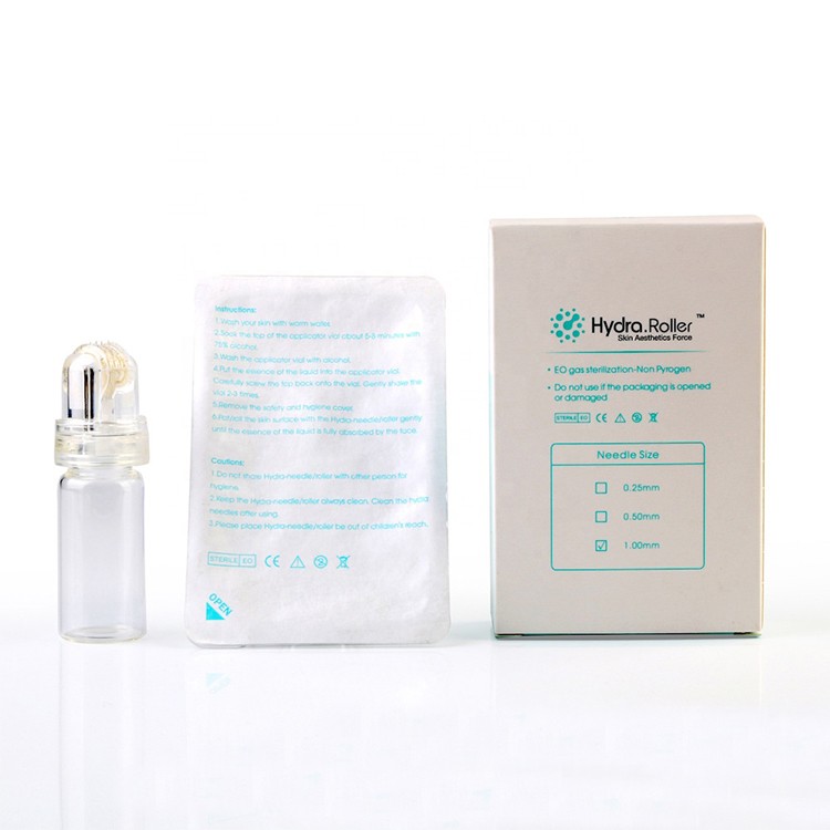64 Gold Tips Injection Mesotherapy Titanium Microneedle Hydra Roller 