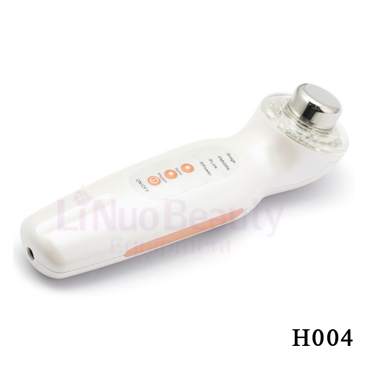 Household portable Korean vibration ultrasonic eye massage spa radio frequency equipment facial machine