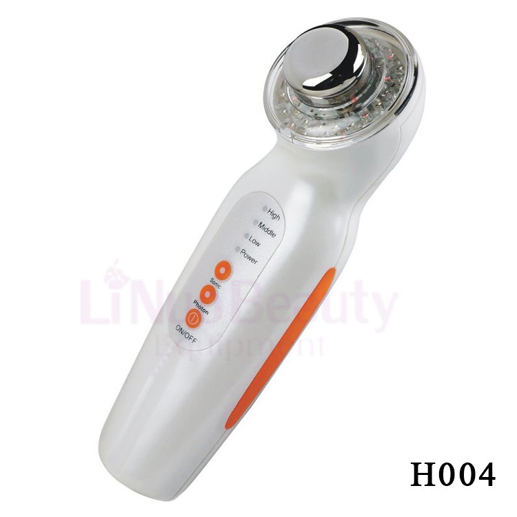 Household portable Korean vibration ultrasonic eye massage spa radio frequency equipment facial machine