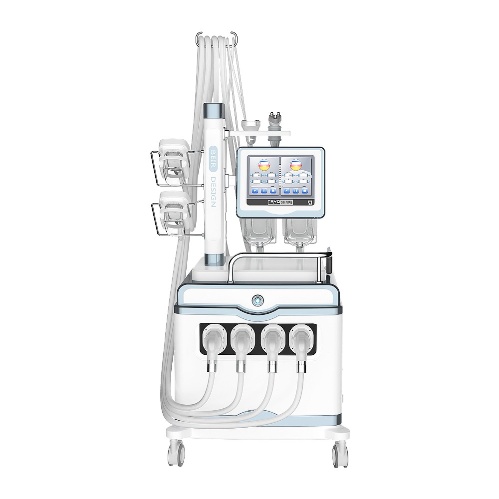 he latest 7-in-1 shock wave therapy freezing technology lipid vacuum cavitation radio frequency machine body slimming fat reduction machine