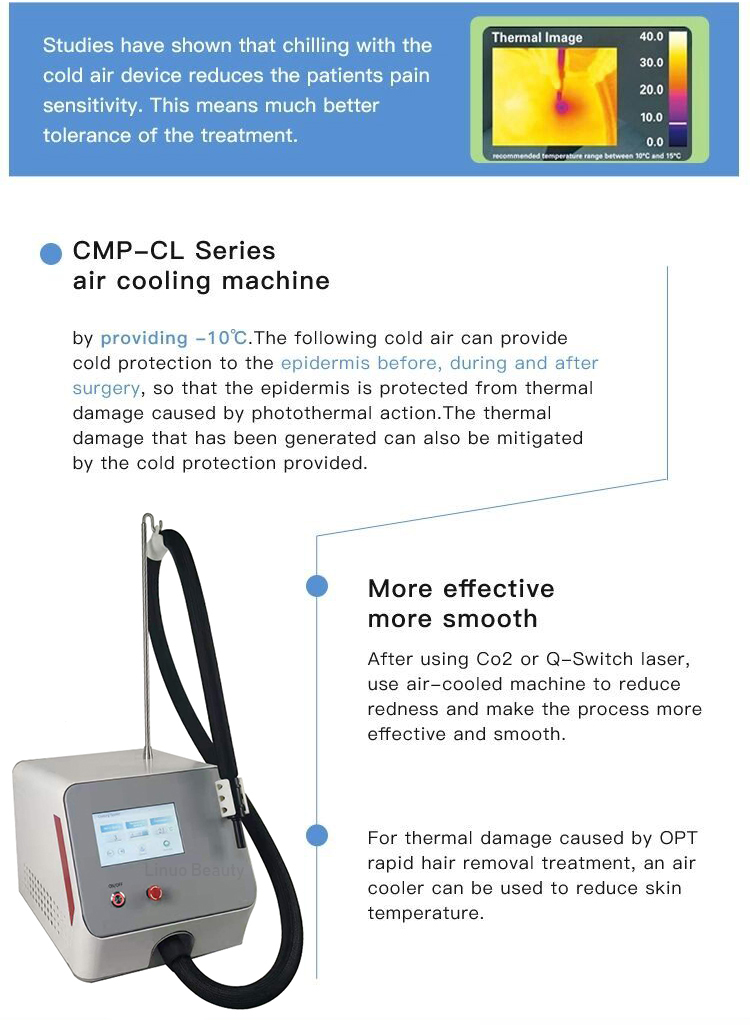 Portable Pain Relief Low Temperature Cold Zimmer Cryo Chiller Cold Air Skin  Cooling Machine - China Air Skin Cooling Machine, Cold Air Skin Cooling  Machine