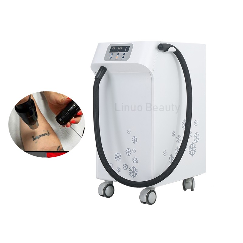 Newest cryo zimmer therapy skin cooling machine for laser IPL machine tattoo removal treatment 