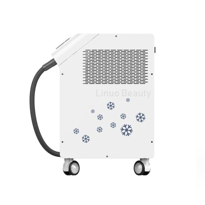 Newest cryo zimmer therapy skin cooling machine for laser IPL machine tattoo removal treatment 