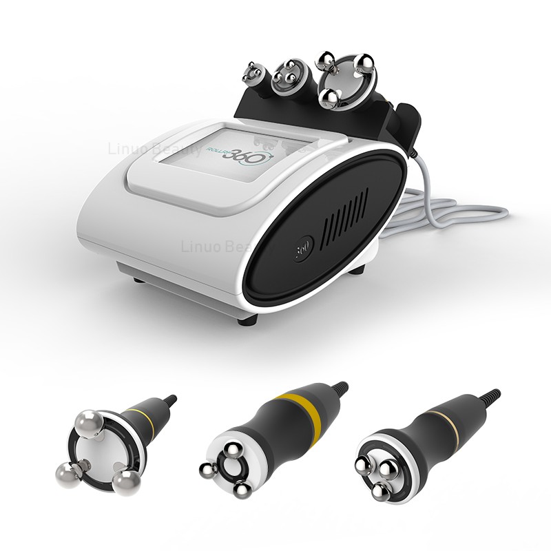 3 in 1 360 Rotation Face Lifting wrinkle body Massage Slimming RF rotation slimming Machine