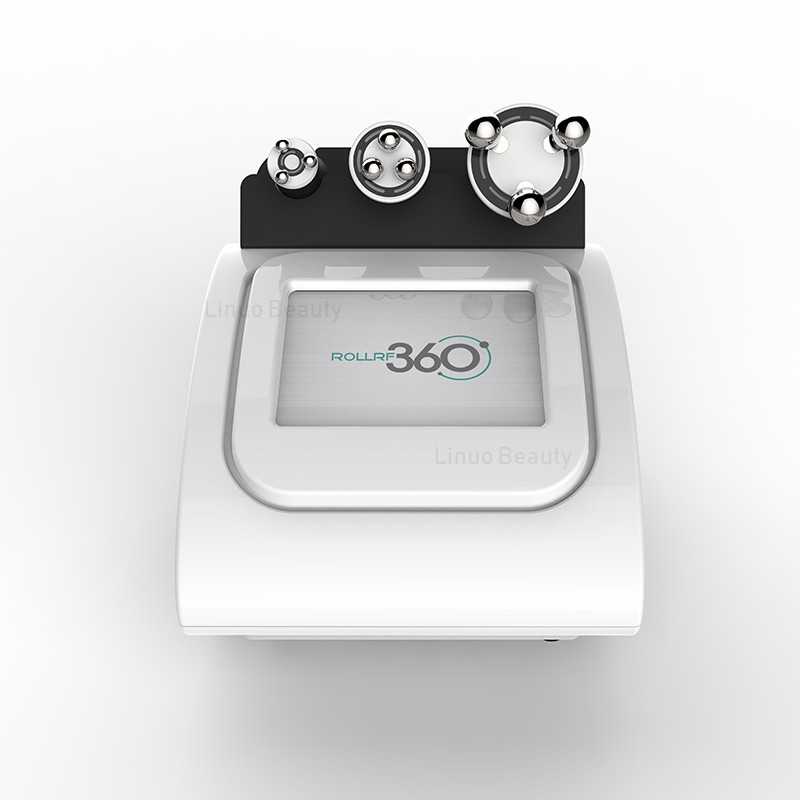 3 in 1 360 Rotation Face Lifting wrinkle body Massage Slimming RF rotation slimming Machine