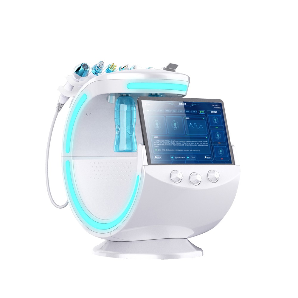 2021 new 7 in 1 Intelligent ice blue hydro dermabrasion oxygen facial deep cleaning hydra beauty machine with skin analyzer  1 - 2 Pieces CN¥6,290.13 >=3 Pieces
