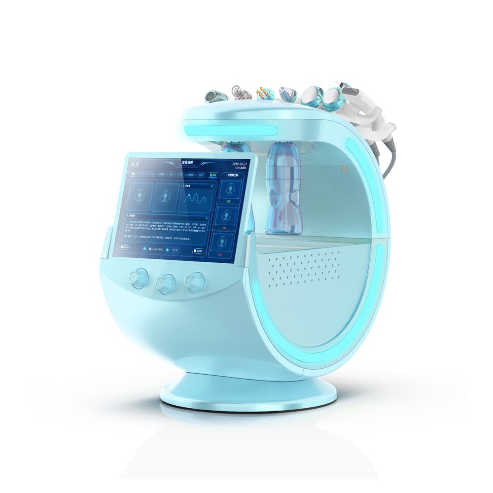 2021 new 7 in 1 Intelligent ice blue hydro dermabrasion oxygen facial deep cleaning hydra beauty machine with skin analyzer  1 - 2 Pieces CN¥6,290.13 >=3 Pieces