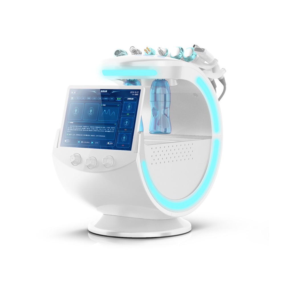 2021 new 7 in 1 Intelligent ice blue hydro dermabrasion oxygen facial deep cleaning hydra beauty machine with skin analyzer  1 - 2 Pieces CN¥6,290.13 >=3 Pieces