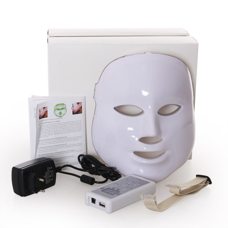 Hotsell 7 colors photon LED therapy beauty device LED therapy mask