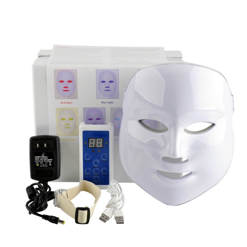 Hotsell 7 colors photon LED therapy beauty device LED therapy mask