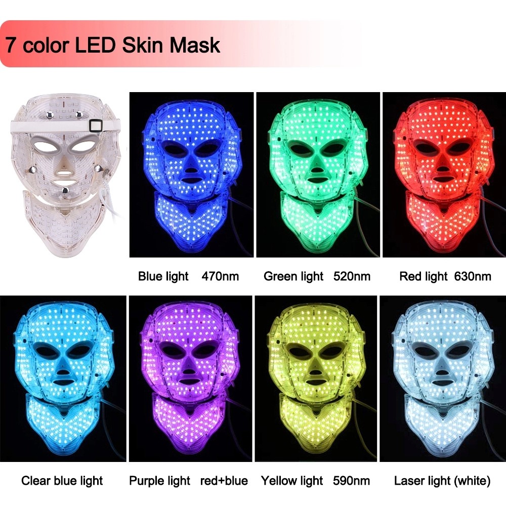 Electro Stimulation 7 Colors Photon Beauty LED Face Mask 