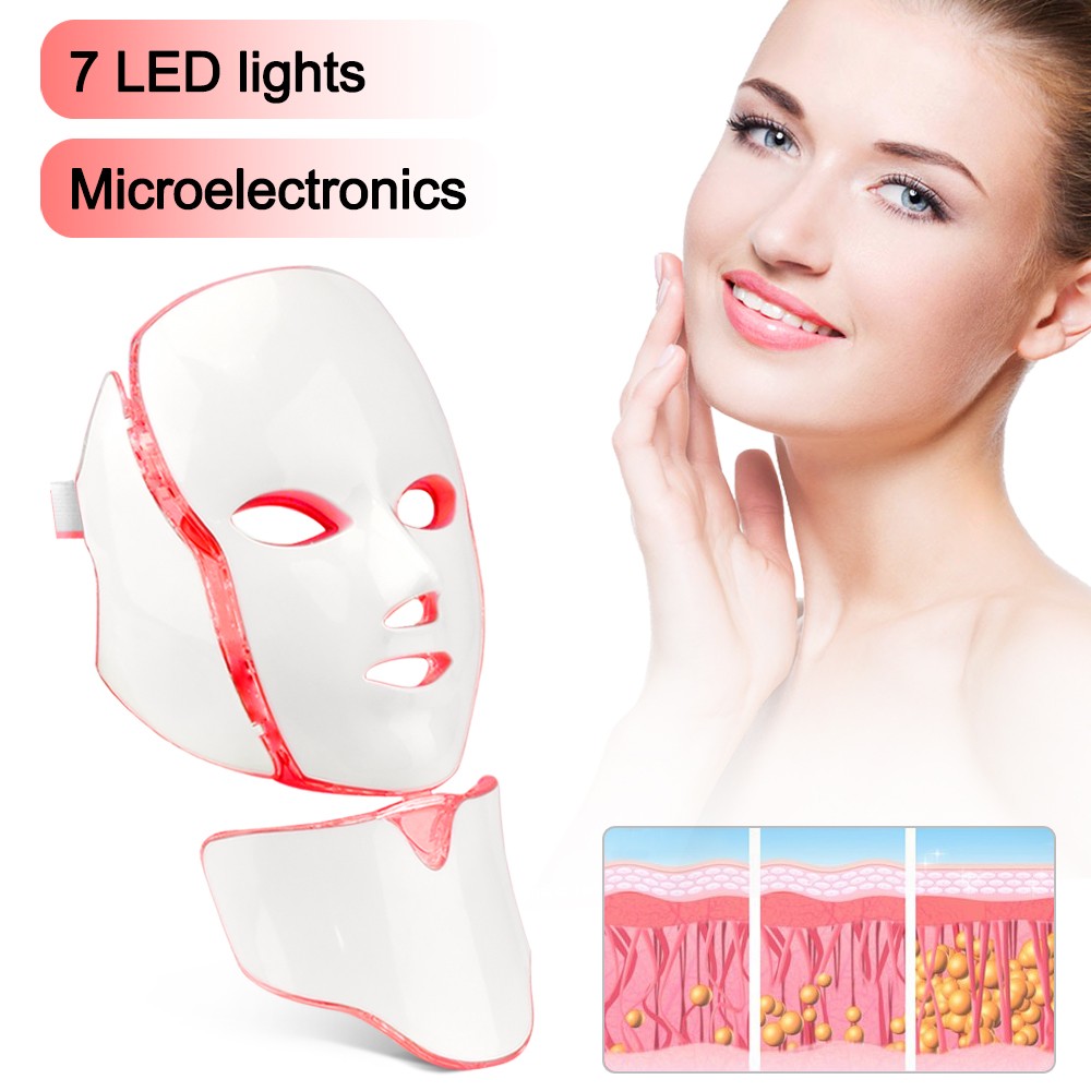 Electro Stimulation 7 Colors Photon Beauty LED Face Mask 