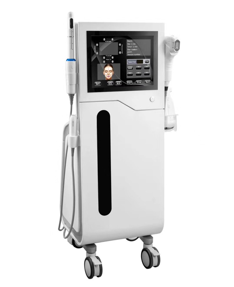 Vertical 4D HIFU Lipo Whole Body Tightening Machine one Shot 12 Lines