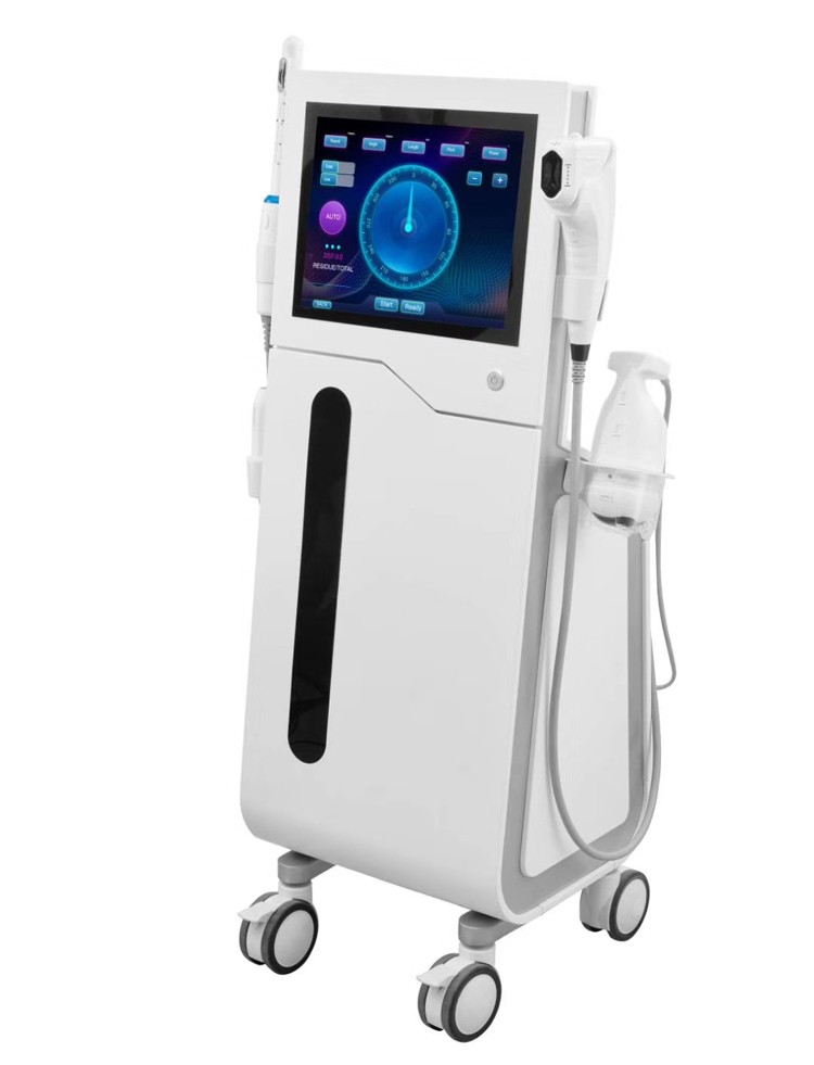 Vertical 4D HIFU Lipo Whole Body Tightening Machine one Shot 12 Lines