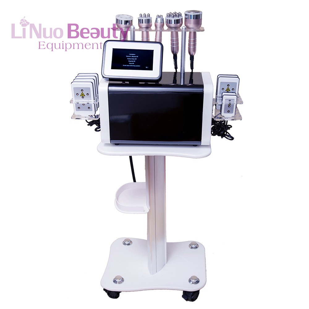Rf Beauty Machine Cavitation Ultrasonic Vacuum RF BIO laser 6in1 lose weight machine