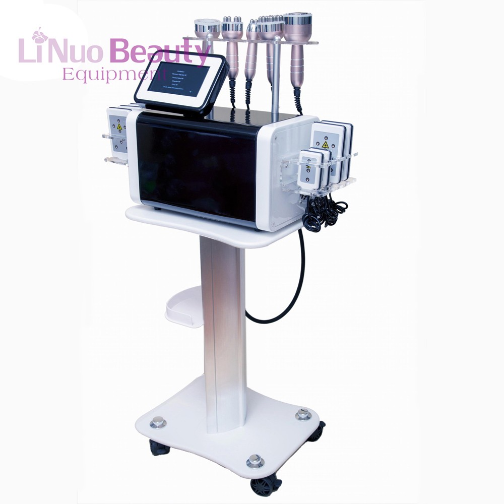 Rf Beauty Machine Cavitation Ultrasonic Vacuum RF BIO laser 6in1 lose weight machine