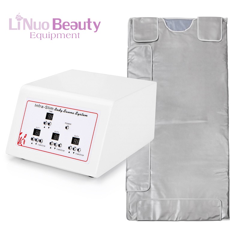 ready to ship Far infrared slimming sauna thermal slim blanket for beauty center oem sauna blanket