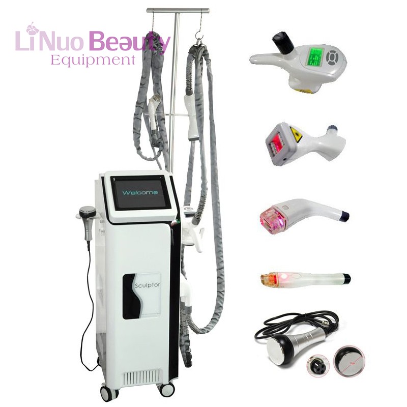 Weight loss machine anti cellulite Vacuum +Infrared Laser+RF fat cavitation salon beauty equipment for sale