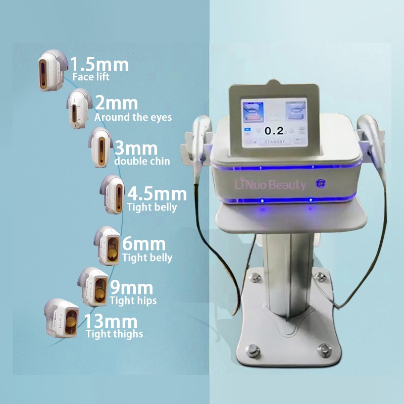 Newest Portable 7D Hifu Anti-Wrinkle/face lifting 4D 3D 2D 9D smas focused ultrasound system facial painless hifu machine