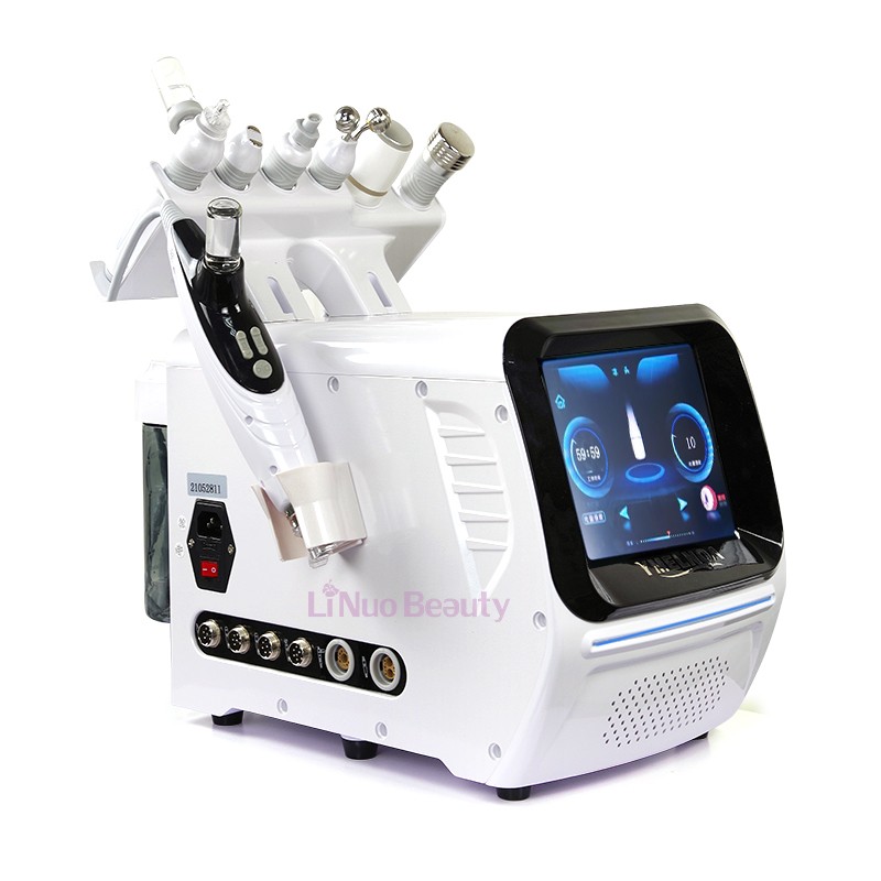 Oxygen Therapy Hydro Facial Machine Hydrogen Spray Hot Air Bubble Hydra Peel Dermabrasion Cleaning Machine