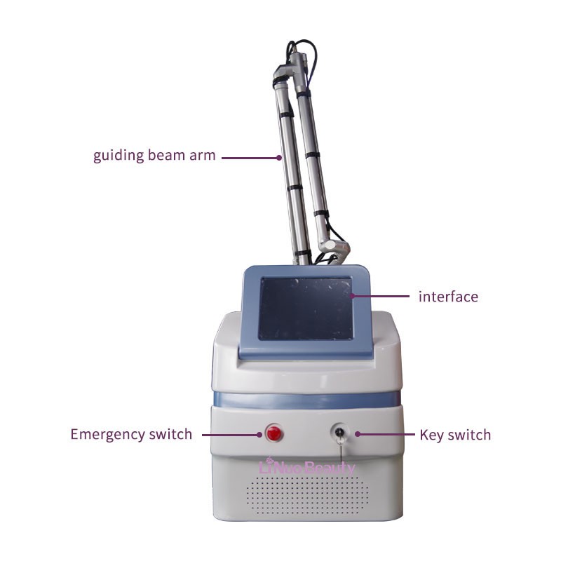 Portable Picosecond Laser Tattoo Removal Machine /Pico Second Beauty Equipment /1064nm 755nm 532nm Pico Laser