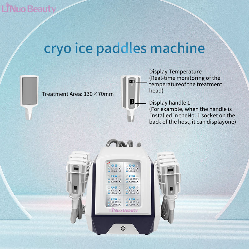 Potable  cryolipolysis fat freezing cellulite reduction weight loss 8 freeze paddless body slimming machine